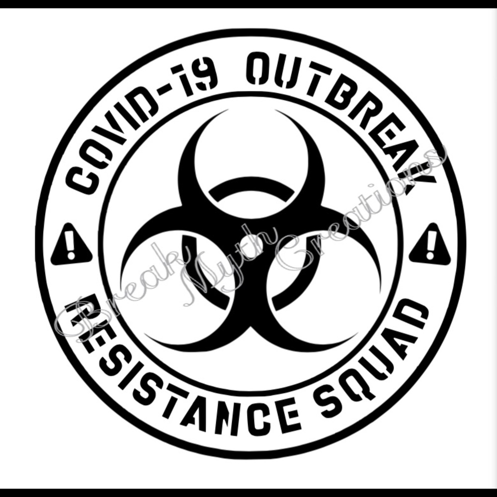 COVID 19 Vinyl Decals
